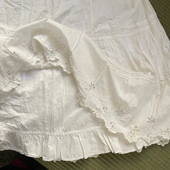 Antique Cotton Petticoat - Picture 3 of 6